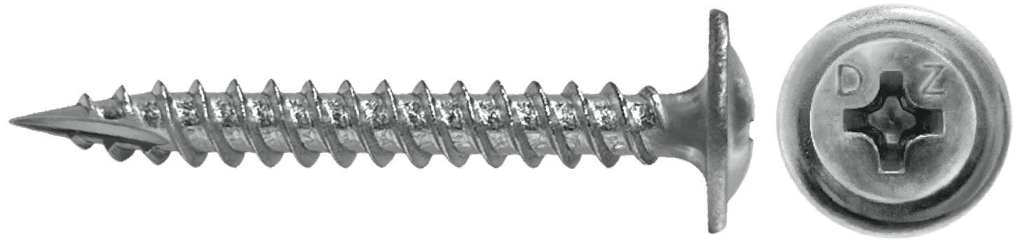 DAGGERZ MTSS08300 8 x 3 phillips modified truss wafer sharp screws 305 stainless steel