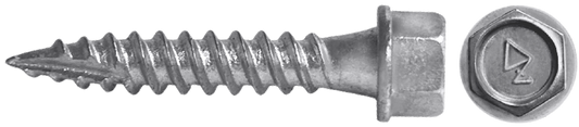 DAGGERZ DAGCTWOW09112T17 9 x 1-1/2 hex washer head type 17 screws w/out bonded washer dagger-guard