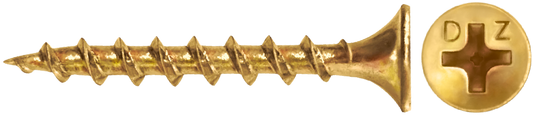 DAGGERZ DWY08300 8 x 3 phillips bugle coarse thread drywall screws yellow zinc