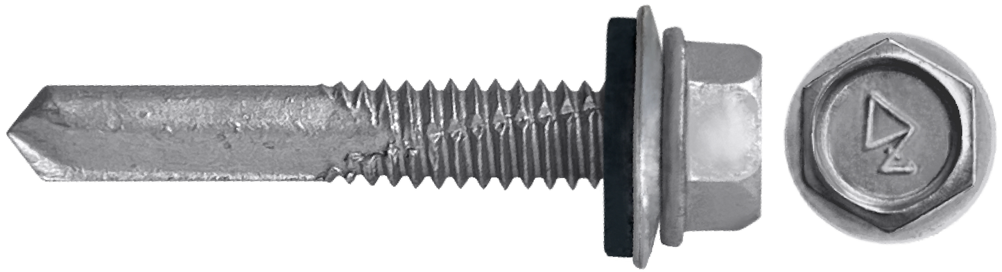 DAGGERZ NEOSD5CT121104 12-24 x 1-1/4 hex washer head specialty self drill screws w/bonded washer dagger-guard