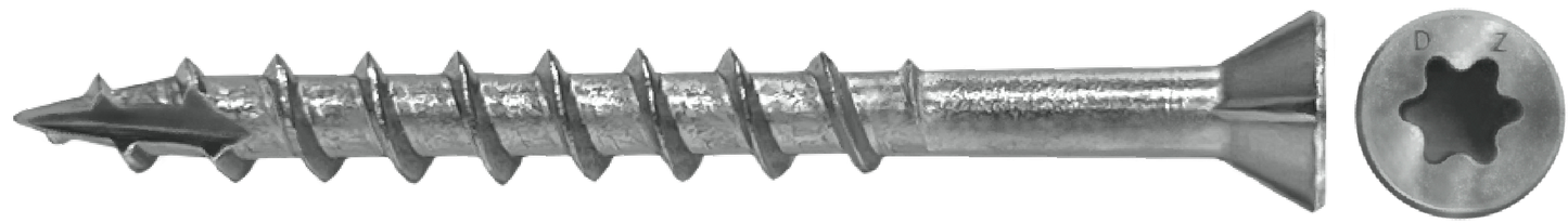DAGGERZ DKTSTSS08300 8 x 3 square trim w/nibs type 17 deck screws 305 stainless steel