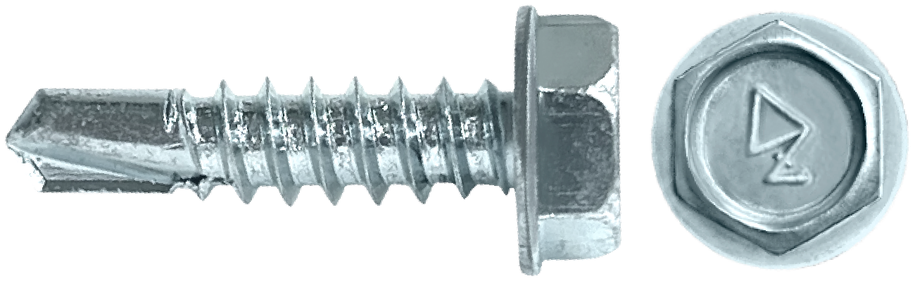 DAGGERZ SDZ10212 10 x 2-1/2 hex washer head self drill screws zinc