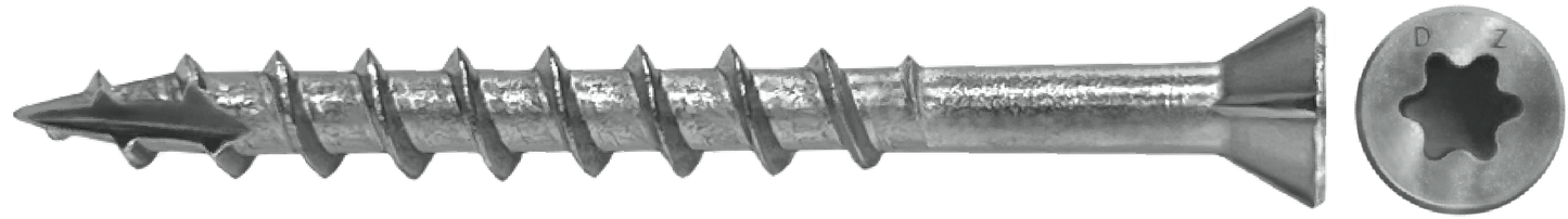 DAGGERZ DKTSS08300 8 x 3 star trim w/nibs type 17 deck screws 305 stainless steel