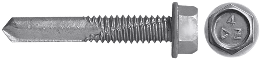 DAGGERZ SD5SSCT121104 12-24 x 1-1/4 hex washer head specialty self drill screws 410 stainless steel dagger-guard