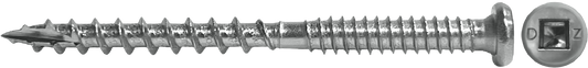 DAGGERZ DKCSS10212 10 x 2-1/2 square button type 17 composite deck screws 305 stainless steel