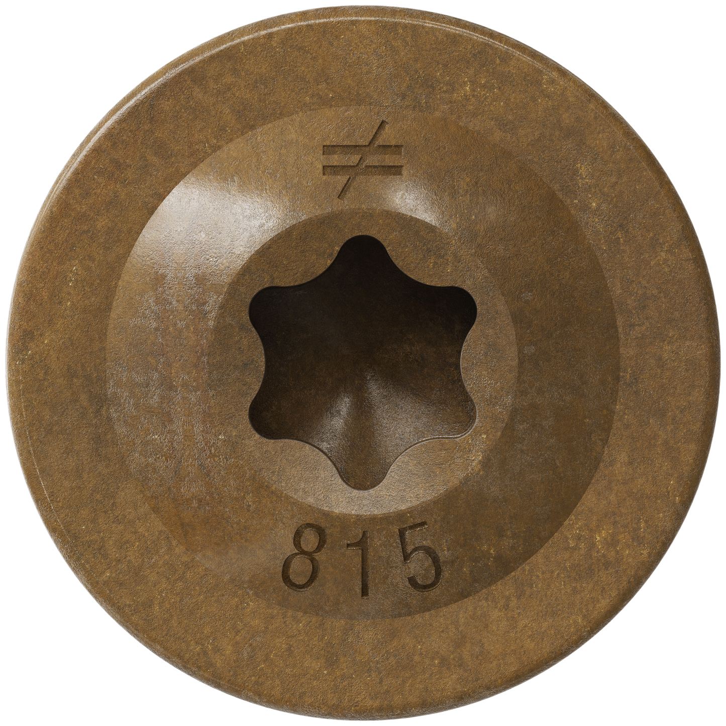 Simpson Strong-Tie CBT08112R100 Wafer-Head Construction Screw — #8 x 1-1/2 in. T20, Quik Guard®, Tan (100-Qty)
