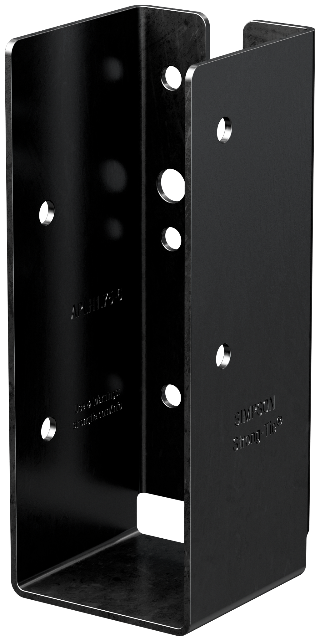 Simpson Strong-Tie APLH1.75-6 Outdoor Accents® APLH ZMAX®, Black Lt. Joist Hanger for 1-3/4 x 6 Rough Cedar (Pack of 576)