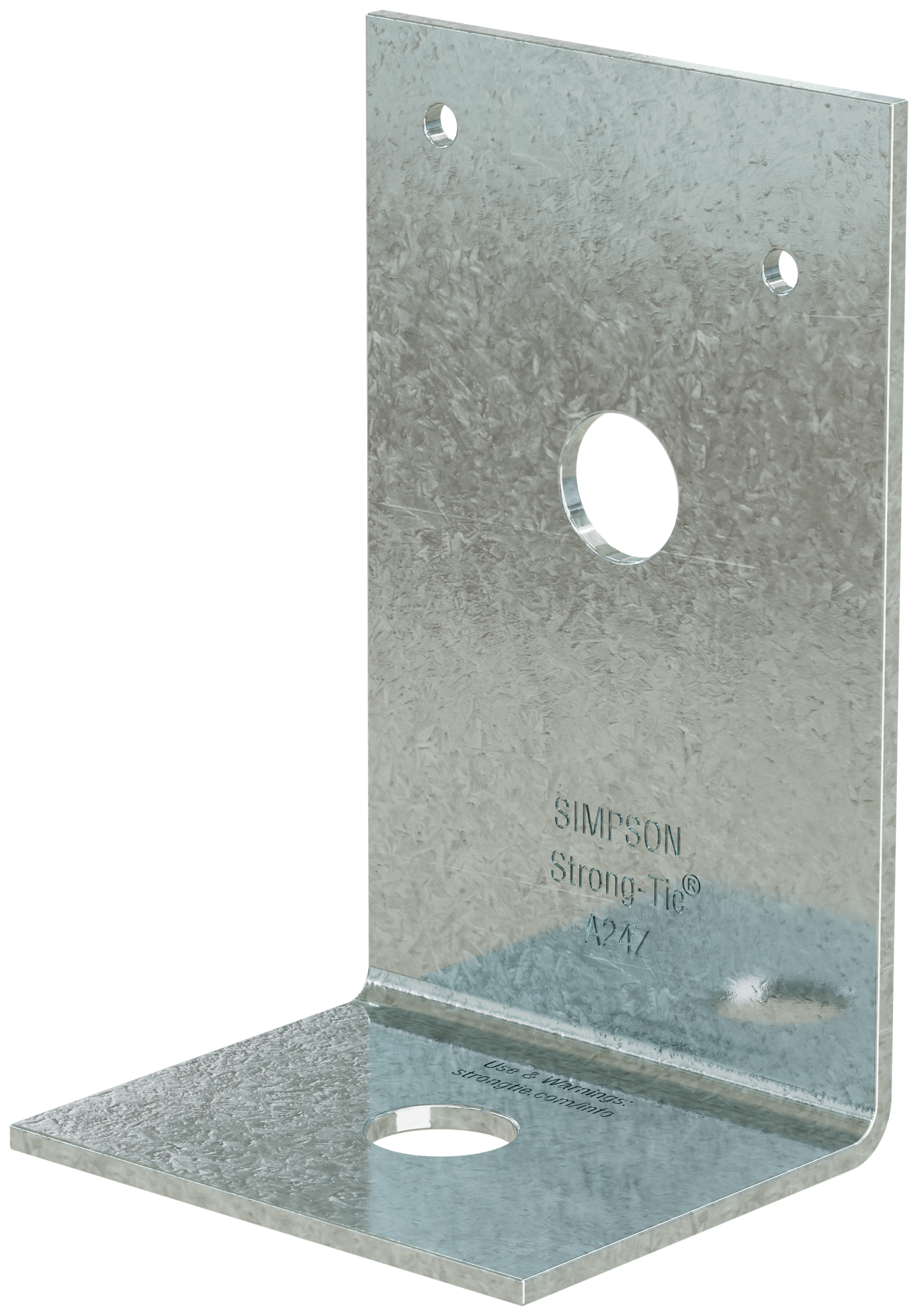 Simpson Strong-Tie A24Z 2 in. x 3-7/8 in. x 2-1/2 in. ZMAX® Galvanized Angle