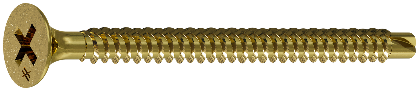 Simpson Strong-Tie DWFSD178PS DWFSD Drywall-to-CFS Screw (Collated) — #6 x 1-7/8 in. #2 Phillips, Yellow Zinc (2000-Qty) (Pack of 100)