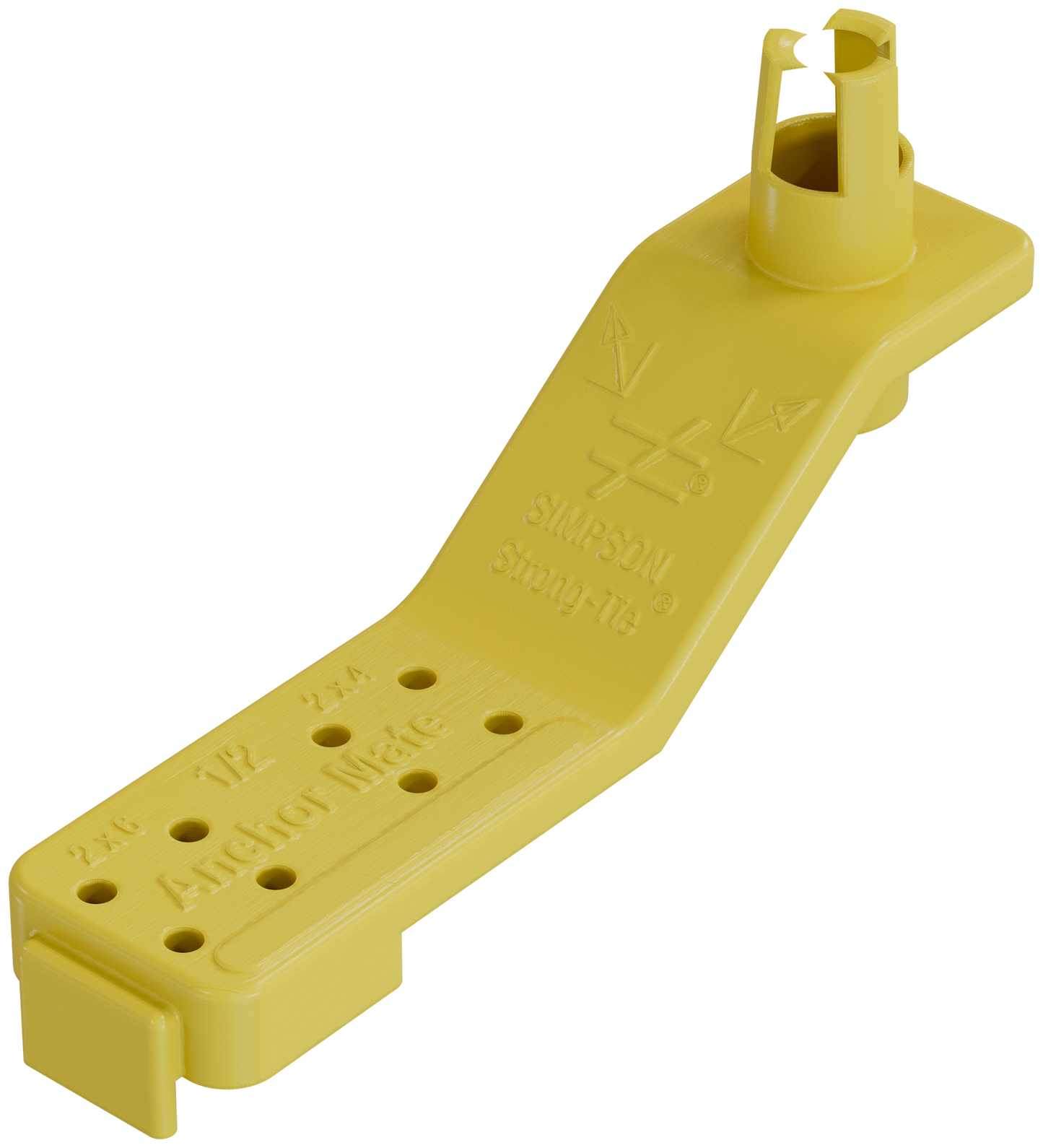 Simpson Strong-Tie AM 1/2 AnchorMate® 1/2-in. Dia. Anchor Bolt Holder — Yellow (100-Qty) (Pack of 60)