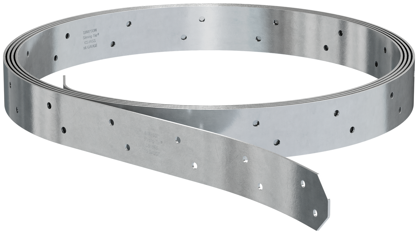 Simpson Strong-Tie CS16SS-R CS 25 ft. 16-Gauge Stainless-Steel Coiled Strap (Pack of 4)
