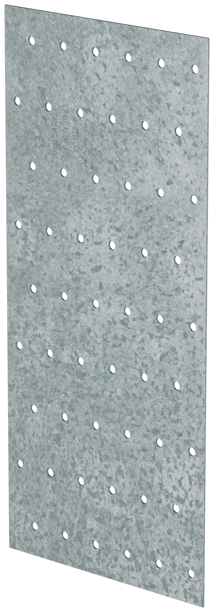 Simpson Strong-Tie TP49 TP 4-1/8 in. x 9 in. 20-Gauge Galvanized Tie Plate