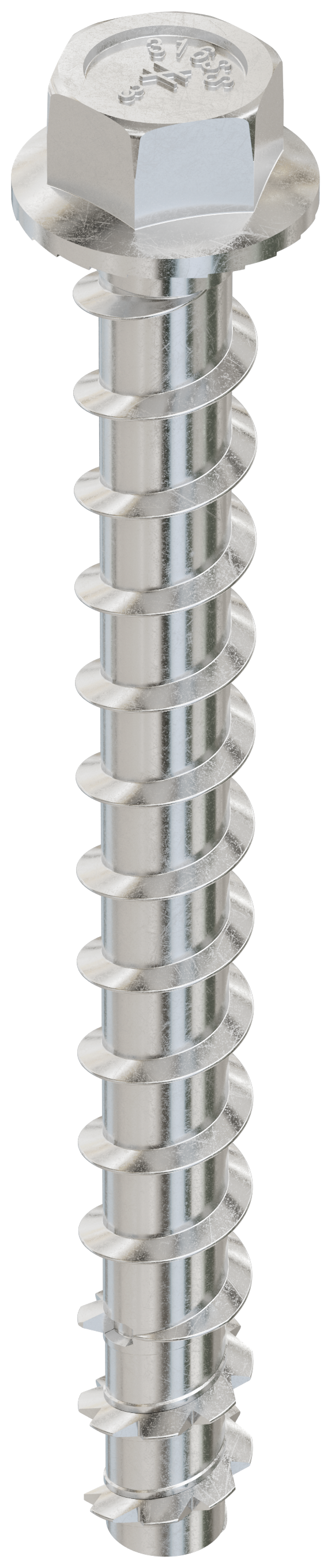 Simpson Strong-Tie THDC25300H6SS Titen HD® 1/4 in. x 3 in. Type 316 Stainless-Steel Heavy-Duty Screw Anchor (50-Qty) (Pack of 490)
