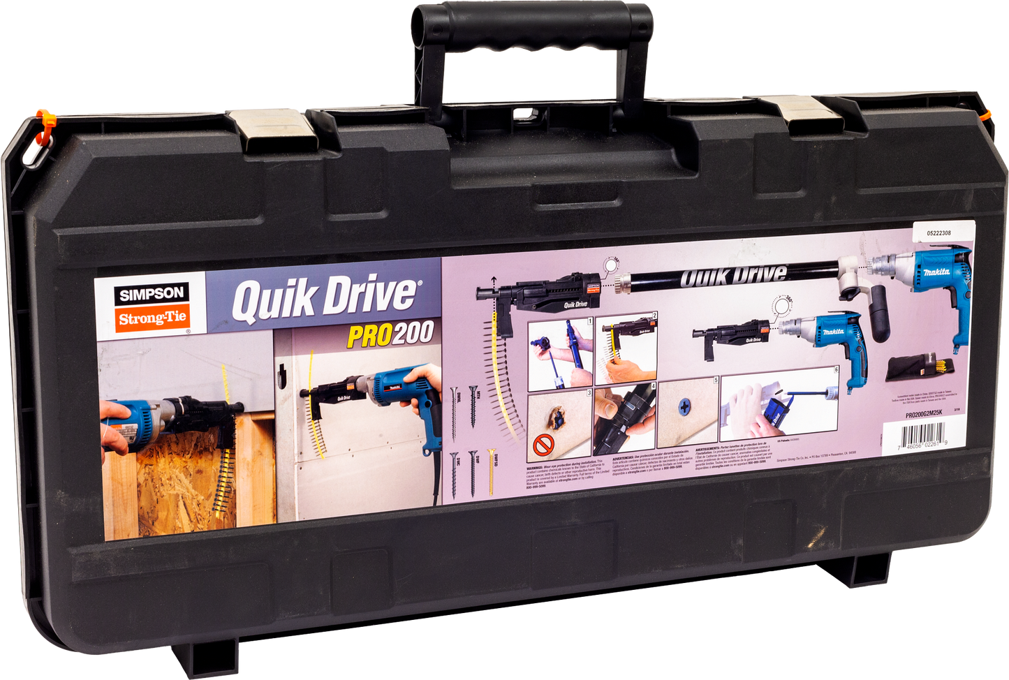 Simpson Strong-Tie PRO200G2M25K Quik Drive® PRO200G2 Drywall System w/ Makita® 2500 RPM Screwdriver Motor (Pack of 60)