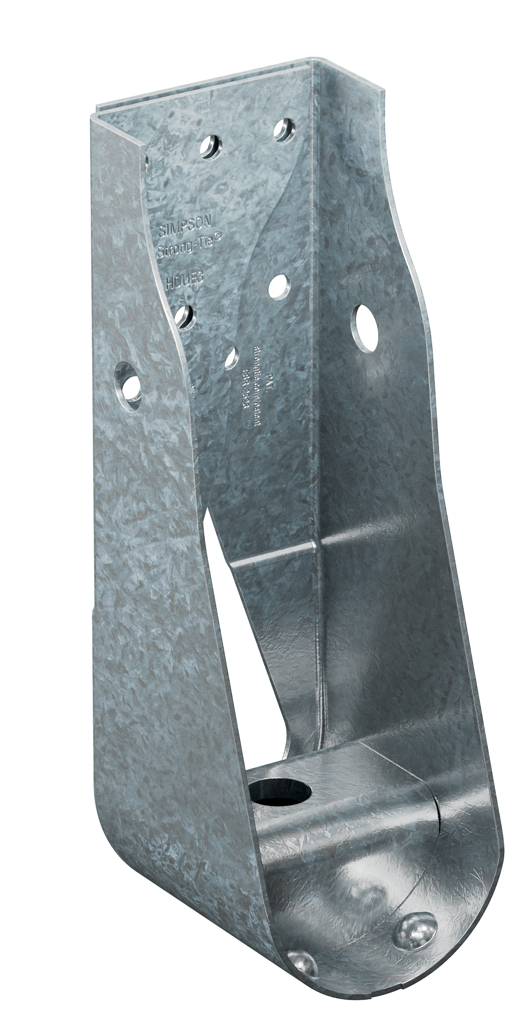 Simpson Strong-Tie HDUE3-SDS3 HDUE™ 8-11/16 in. Galvanized Predeflected Holdown with Strong-Drive® SDS Screws (Pack of 720)
