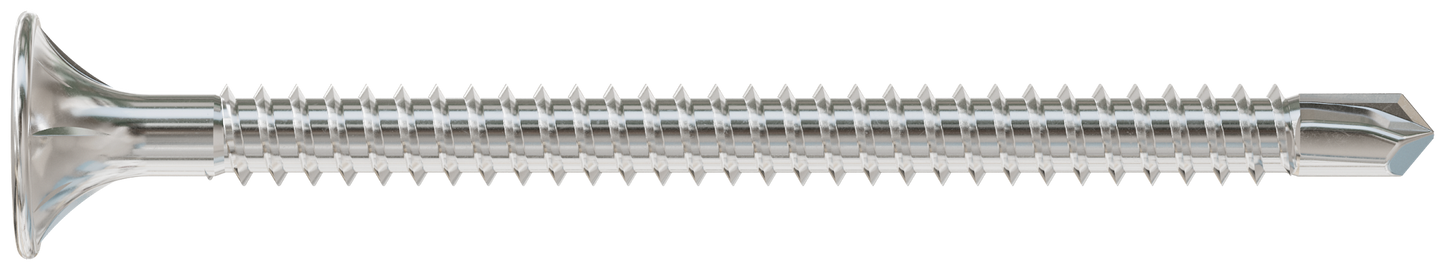 Simpson Strong-Tie F08T225WDB Self-Drilling Fiber-Cement Screw — #8 x 2-1/4 in. #2 Square Drive, Type 410 (2500-Qty) (Pack of 64)