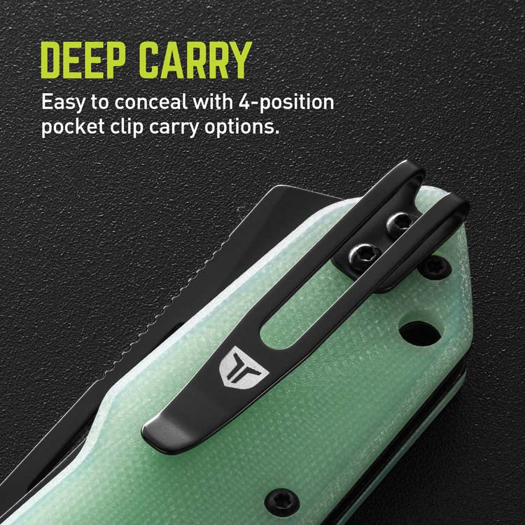 TRUE TRU-FMK-1035 BERM Cleaver Flipper Medium with Natural G10 Handle