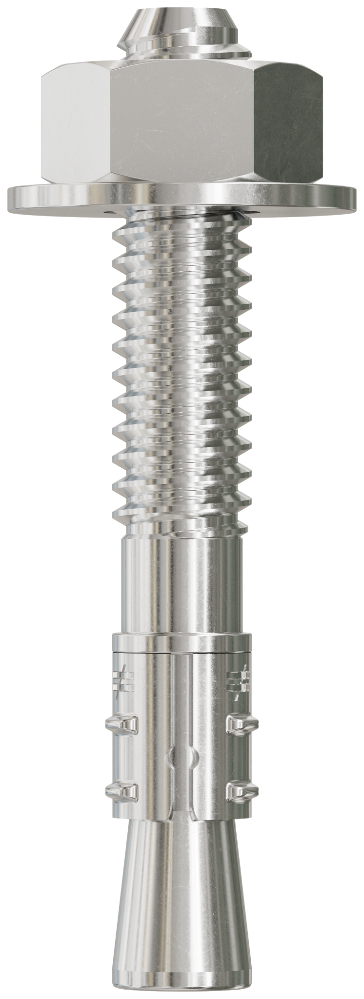 Simpson Strong-Tie STB2-251344SS Strong-Bolt® 2 — 1/4 in. x 1-3/4 in. Type 304 Stainless-Steel Wedge Anchor (100-Qty) (Pack of 5)