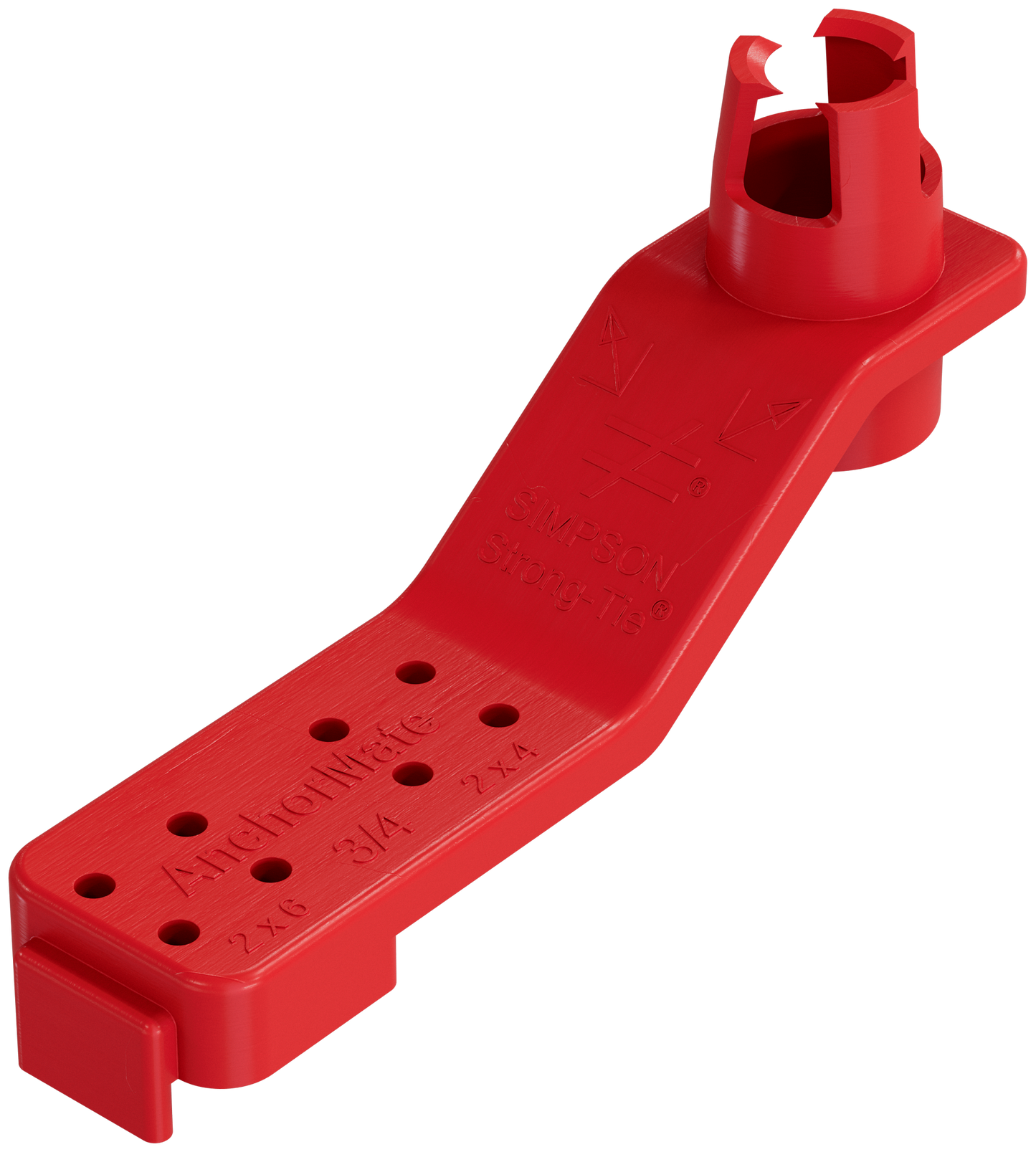 Simpson Strong-Tie AM 3/4 AnchorMate® 3/4-in. Dia. Anchor Bolt Holder — Red (100-Qty)