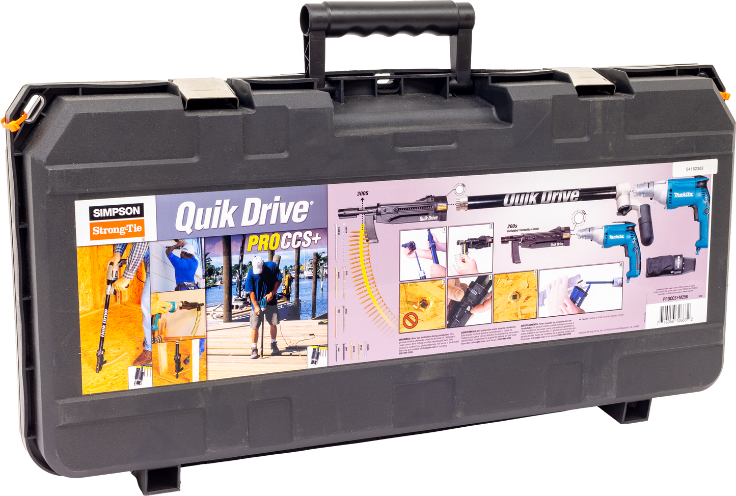 Simpson Strong-Tie PROCCS+M25K Quik Drive® PROCCS+ Multi-Purpose Combo System w/ Makita® 2500 RPM Screwdriver Motor (Pack of 60)
