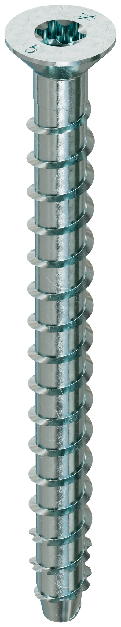 Simpson Strong-Tie THD37500CS Titen HD® 3/8 in. x 5 in. Zinc-Plated Countersunk Head Heavy-Duty Screw Anchor (50-Qty) (Pack of 2)