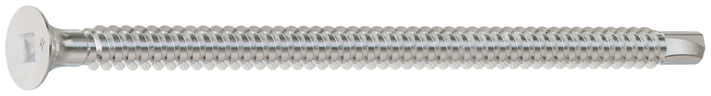 Simpson Strong-Tie F10T350BDB Self-Drilling Bugle-Head Screw — #10 x 3-1/2 in. #2 Square Drive, Type 410 (1000-Qty)