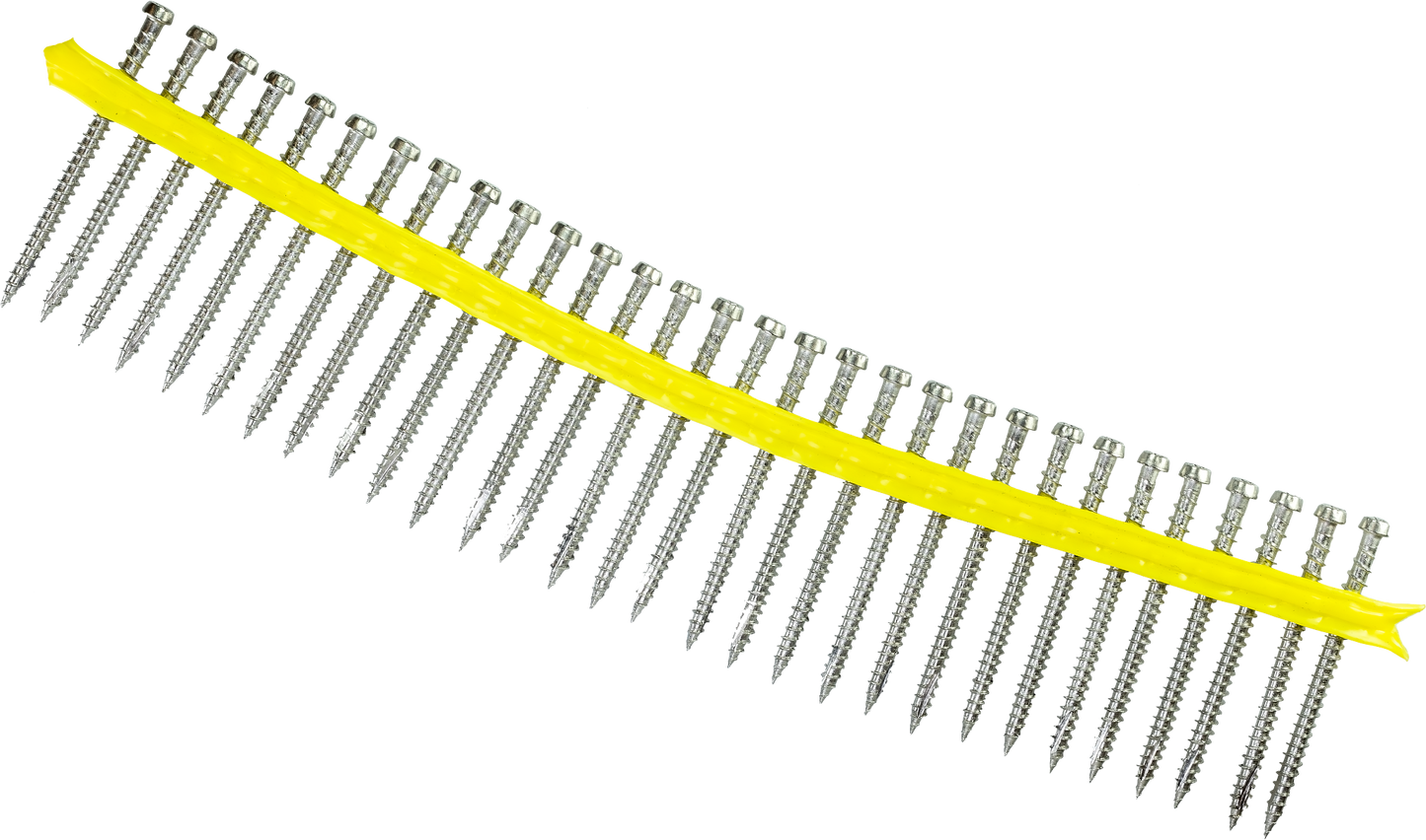 Simpson Strong-Tie DCU234S305 Deck-Drive™ DCU COMPOSITE Screw (Collated) — #10 x 2-3/4 in. Type 305 (1000-Qty) (Pack of 100)