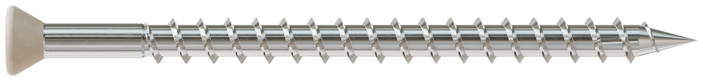 Simpson Strong-Tie DTH212S305GR03 Trim-Head Screw — Sharp Point (Collated) — #7 x 2-1/2 in. #2 Square Type 305 Gray 03 (1000-Qty) (Pack of 100)