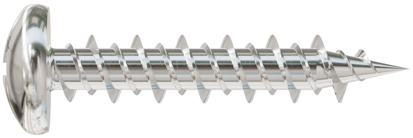 Simpson Strong-Tie T10J100PXM Marine Screw, Pan Head — #10 x 1 in. #2 Phillips Drive, Type 316 (1000-Qty) (Pack of 6)