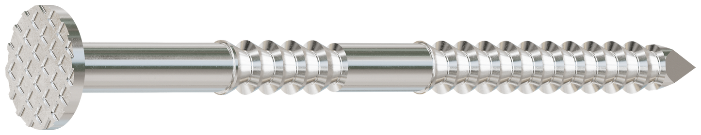 Simpson Strong-Tie S13A150SNC 15° Wire Coil, Full Round Head, Ring-Shank Siding Nail — 1-1/2 in. Type 304 (3600-Qty) (Pack of 90)